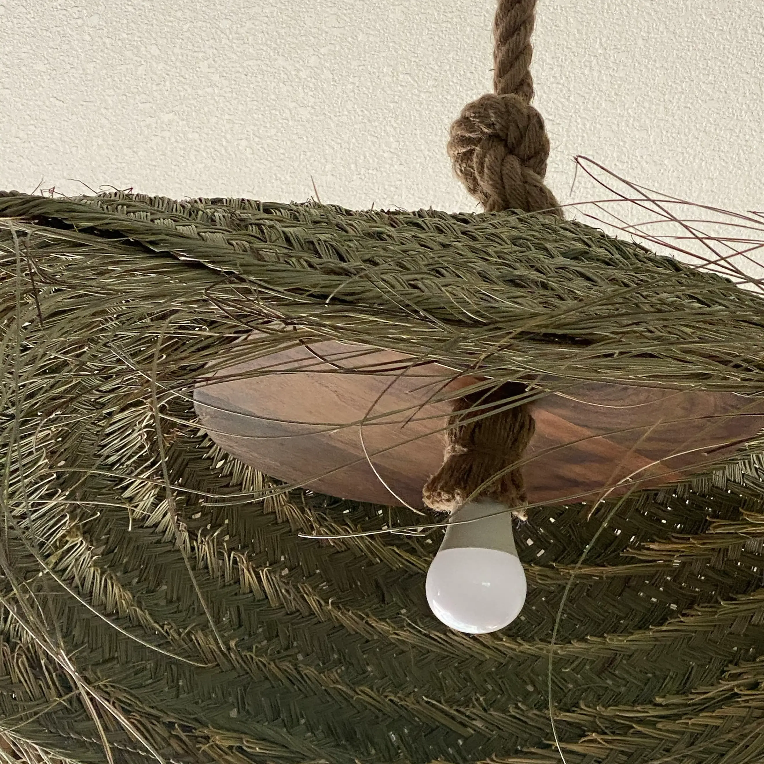 Moroccan Natural bazaar – Candeeiro/lâmpada suspensa por atacado – Luminária pendente de vime em forma de guarda-sol7