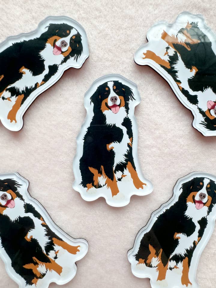 Bernese Mountain Dog Magnet for wholesale by Our Cheery Corner