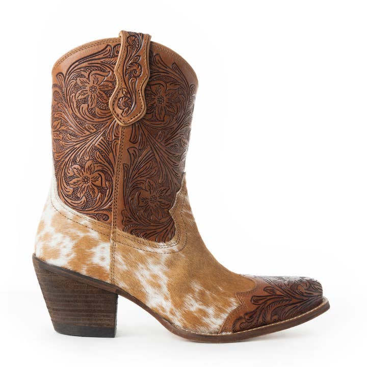 Kelsey Anne Hår-på Hud & Handverkade Läderstövlar för wholesale av Myra Bag