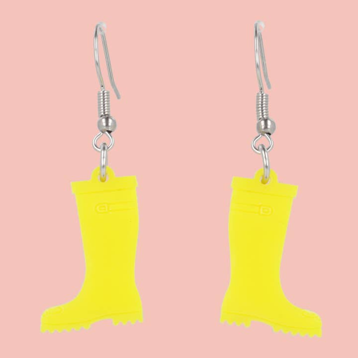 Brincos Galochas Amarelas por atacado de Sour Cherry