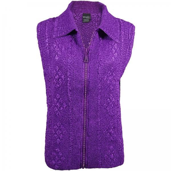 The Magic Scarf Company - Wholesale Outerwear Vest - Women's - 1367 - Diamond Zipper Vests3