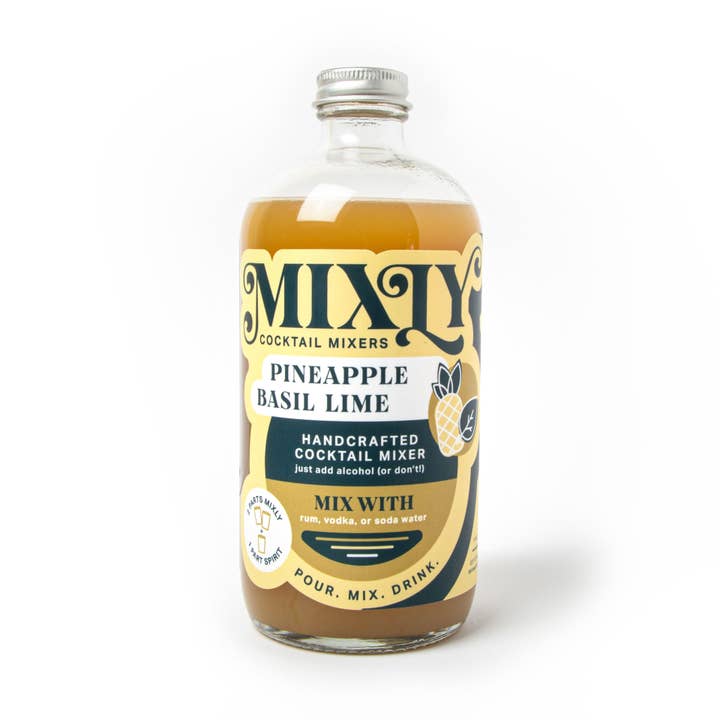 Mixly - Wholesale Cocktail Mix/Syrup - Pineapple Basil Lime Mixer