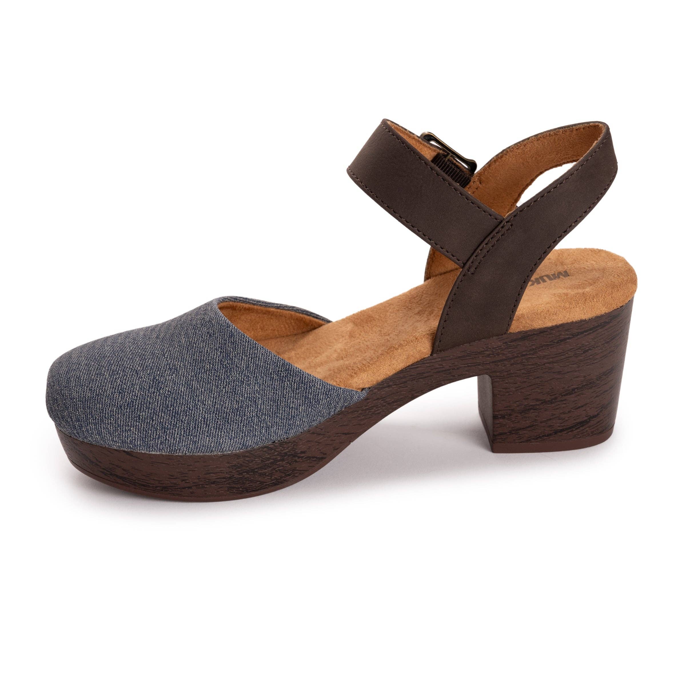 Muk Luks - Wholesale Sandals - Women's - MUK LUKS Women's Merritt Closed Toe Quarter Strap Shoe21