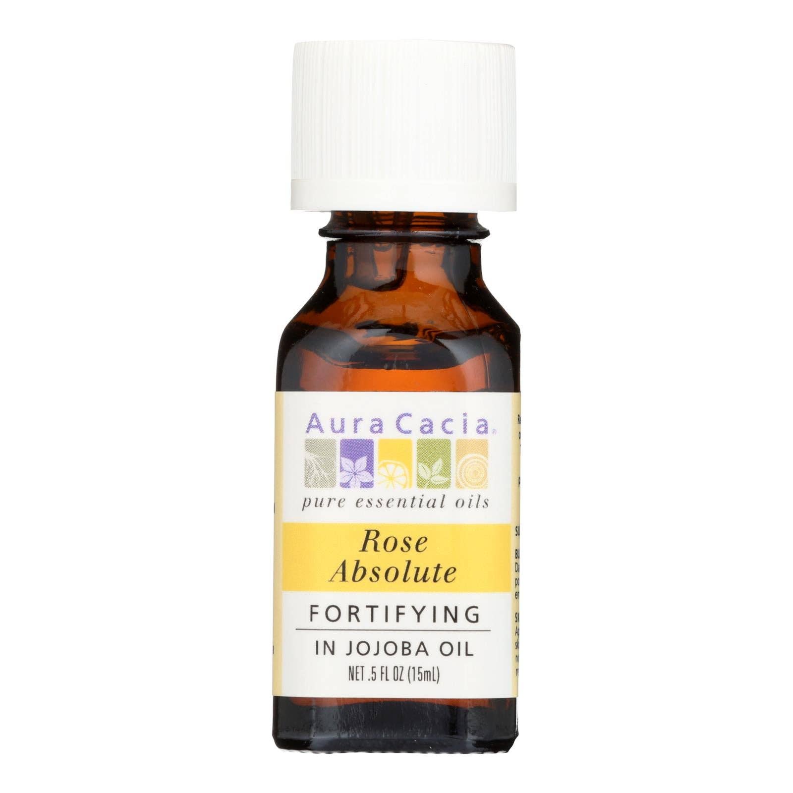 Everyday Supply Co - Wholesale Essential Oil - Aura Cacia - Rose Absolute In Jojoba Oil - 0.5 Fl Oz0