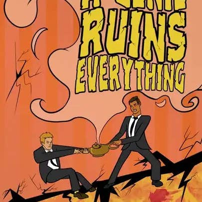 Books by splitShops - Wholesale Fantasy Novel - A Genie Ruins Everything - Paperback