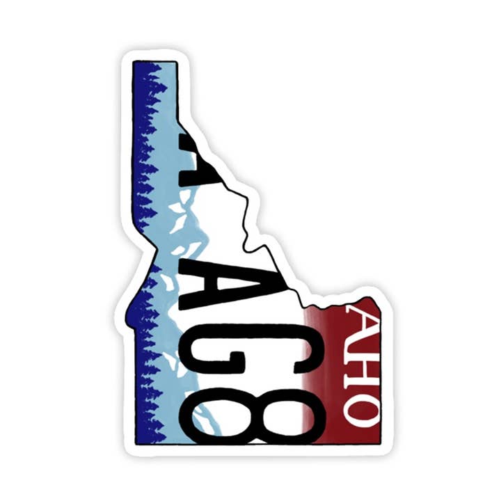 Celebrate Idaho Sticker for wholesale by Little Studio Collective