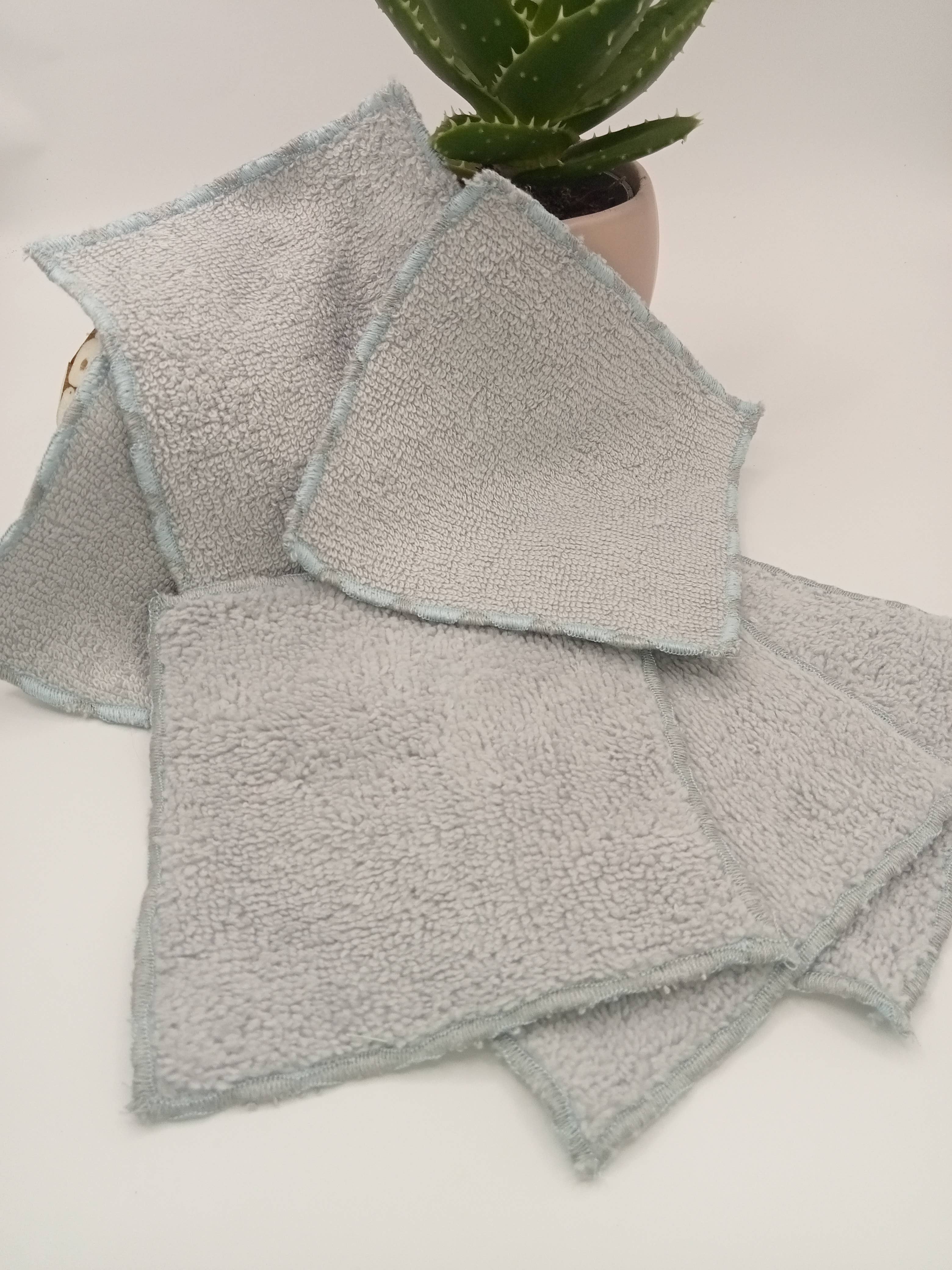 ZHENZHI – Großhandel Wattepad – Doppelseitige Bambustücher, 6 Stück4