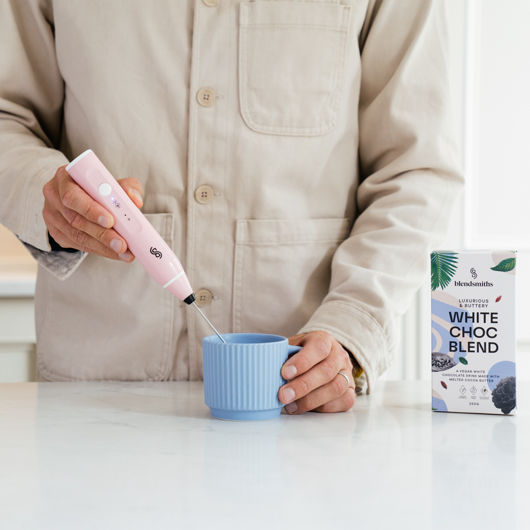 Blendsmiths Drinkmakers - Wholesale Kitchen Tool/Gadget - Handheld Milk Frother - Pink2