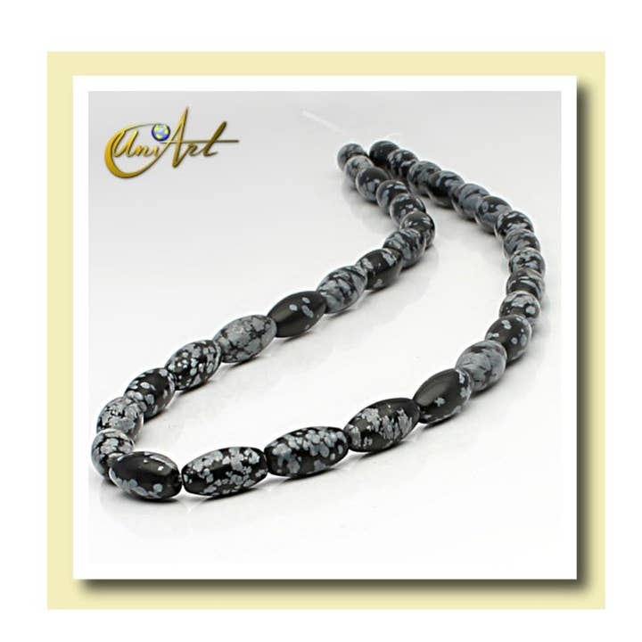 Snowy Obsidian Strip - Olive for wholesale by UniArt