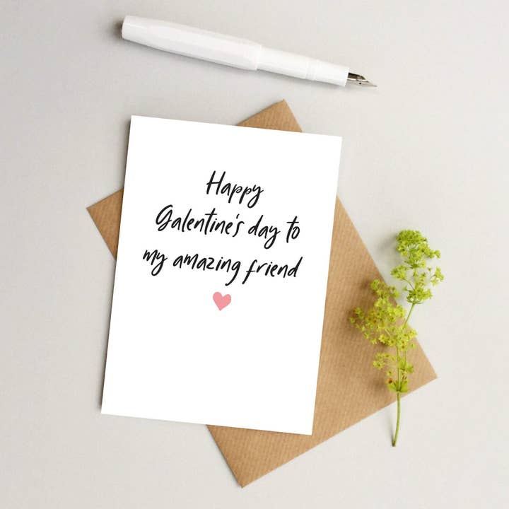 Galentine's Day Card for wholesale by Word Up Creative