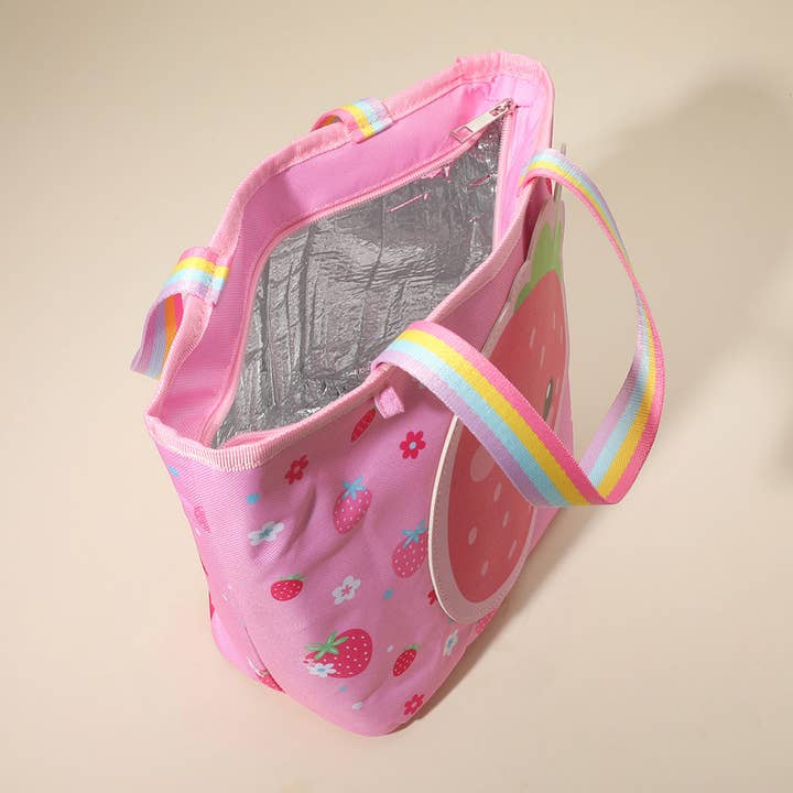 Sensibling Corp. - Wholesale Lunch Bag/Box - Kids - 3PCS - HOT FOCUS Kids Strawberry Lunch Essentials3