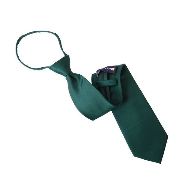 Selini New York - Wholesale Necktie - Men's - Poly Solid Zipper Tie32