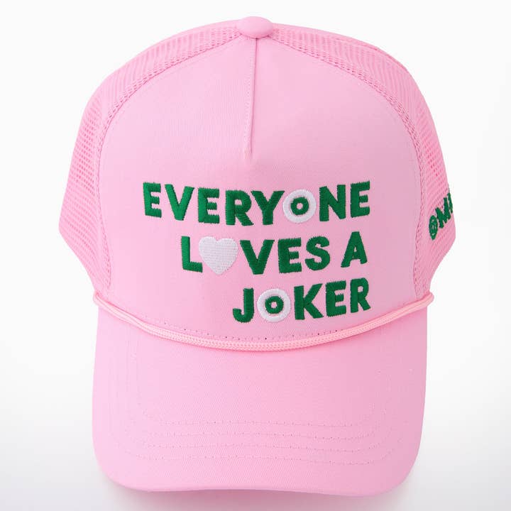Oh My Mahjong - Wholesale Trucker Hat - Women's - Pink Everyone Loves a Joker Hat0