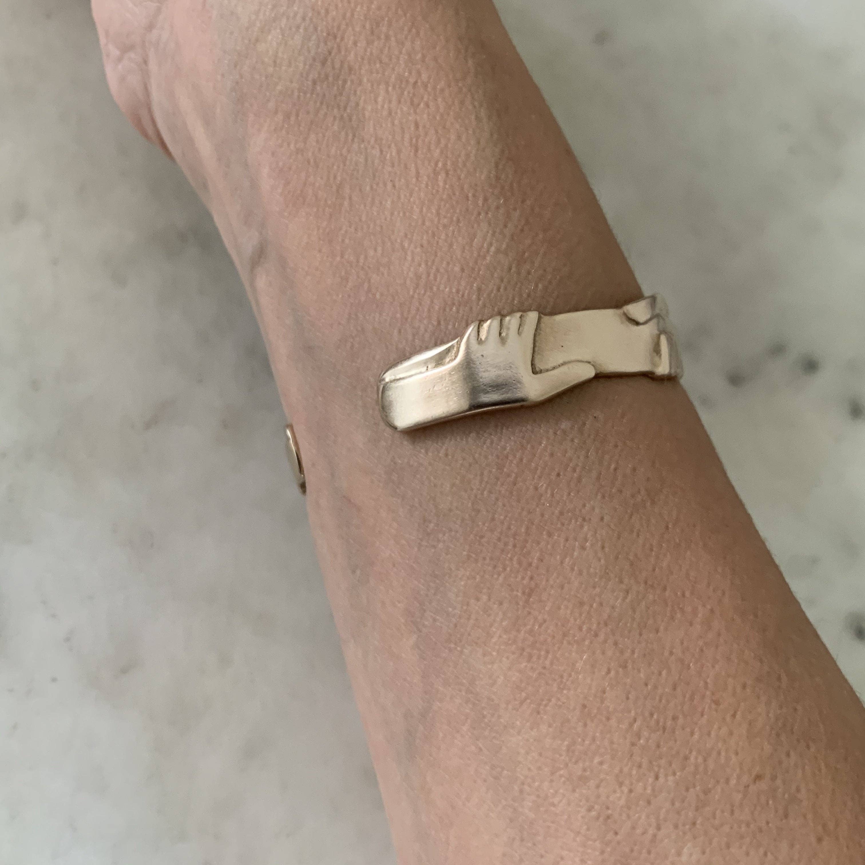 Mimosa Handcrafted - Wholesale Cuff Bracelet - ONE HUMAN FAMILY CUFF4