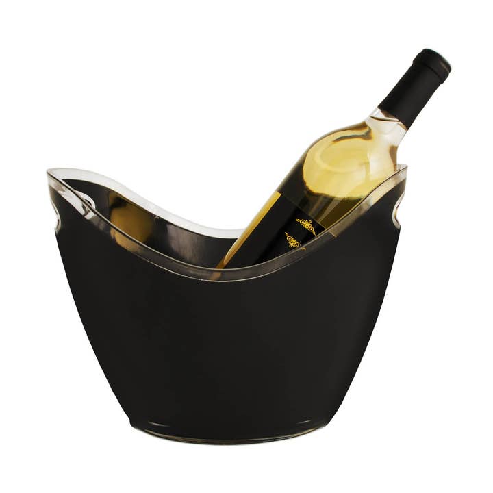 Swoop 1-gallon akryl isspand med udskårne håndtag for engroshandel hos True Brands