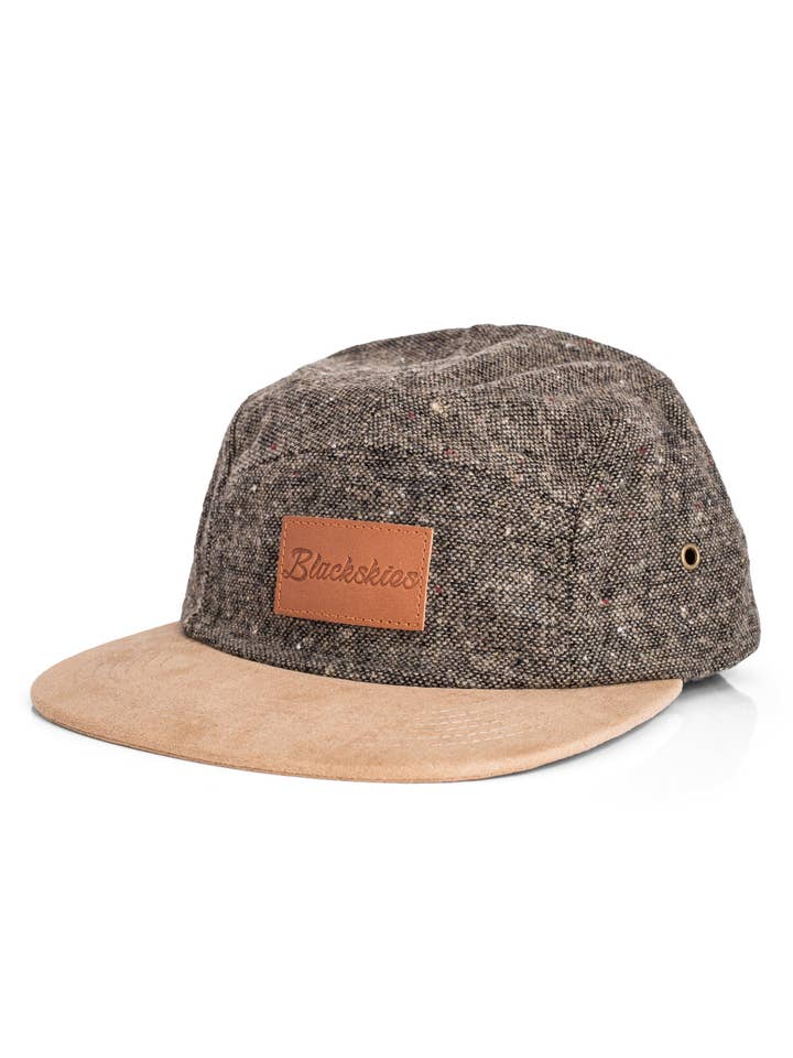 Obsidius 5-Panel Cap - Gray-Brown for wholesale by Blackskies