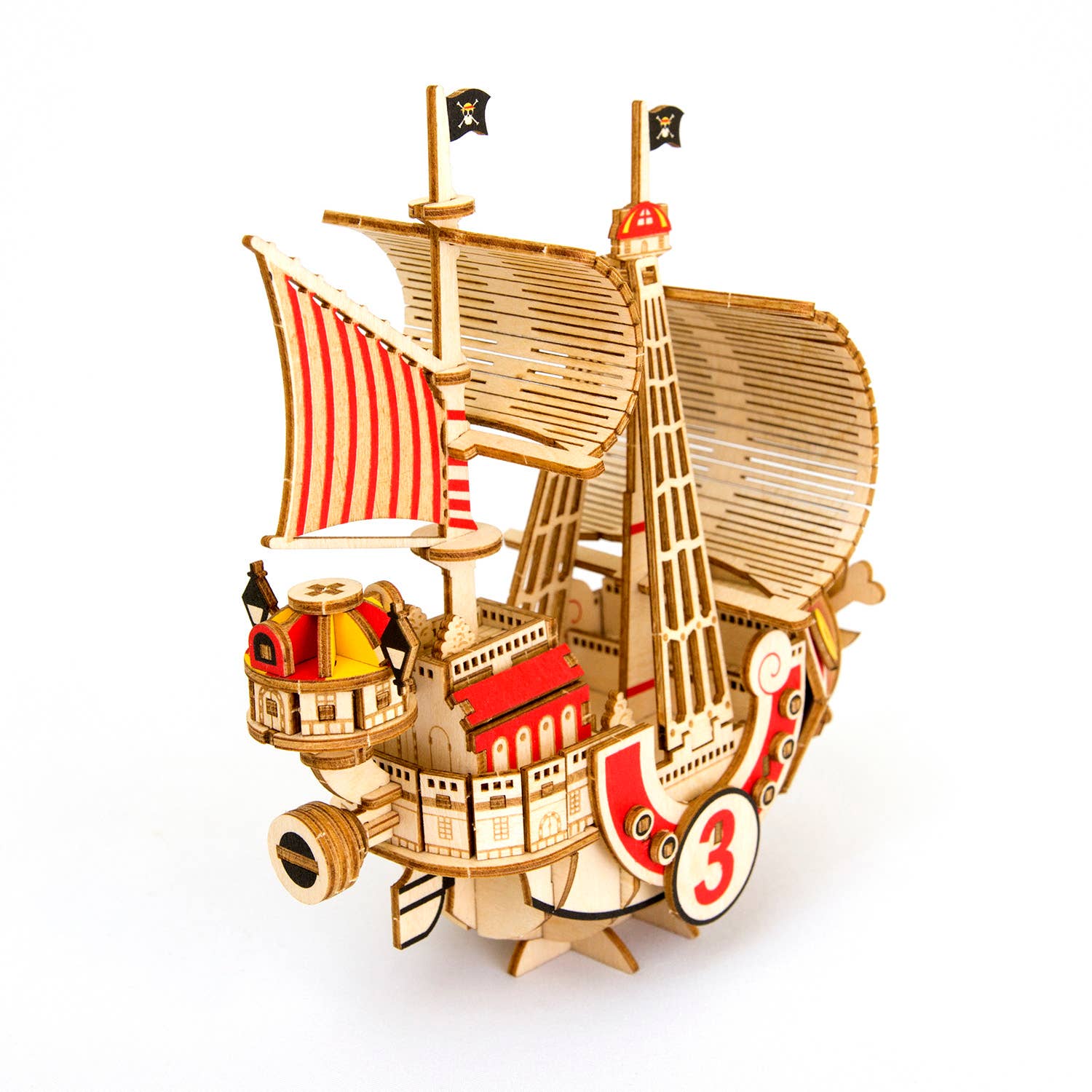 Magnote - Wholesale DIY Craft Kit - wa-gu-mi One Piece Thousand Sunny Ship Model Wooden 3D Puzzl5