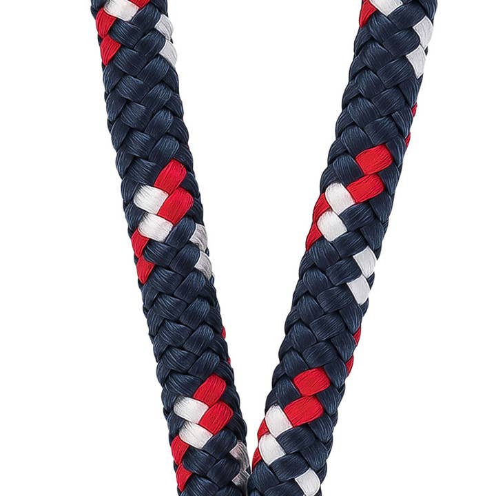 17h30 - Cordon Maat (Ø 8MM) S, Corde MARINE-ROUGE-BLANC pour la vente par 17;30