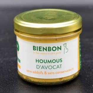 Tartinade "Houmous d'avocat" pour la vente par BIENBON