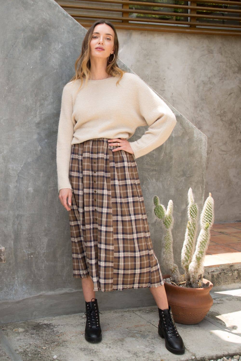 Mystree - Wholesale Skirt - Women's - 20492 Plaid Skirt4