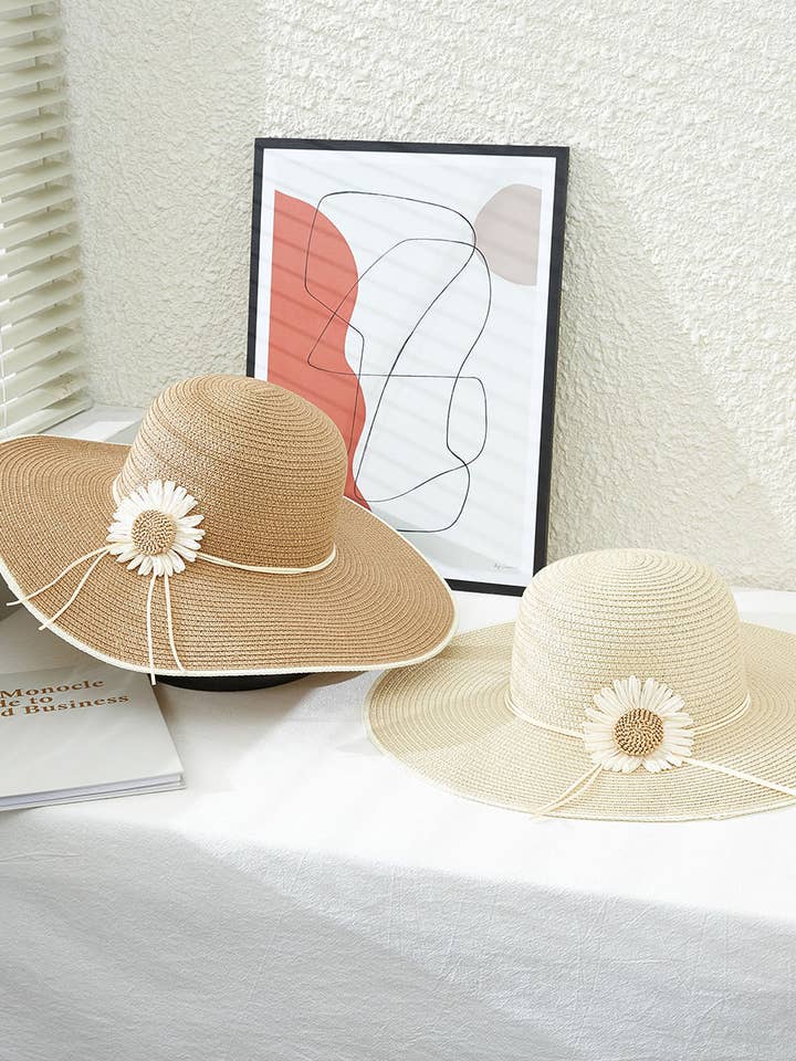 Sombrero floppy ribete girasol grande para venta al por mayor de Suzie Q USA