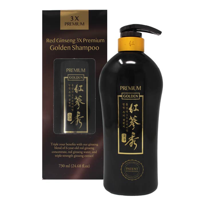 Premium Red Ginseng 3X Golden Shampoo (730ml) for wholesale by Naisture