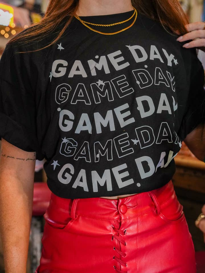 WAVY GAME DAY TEE for wholesale by Summer Tees