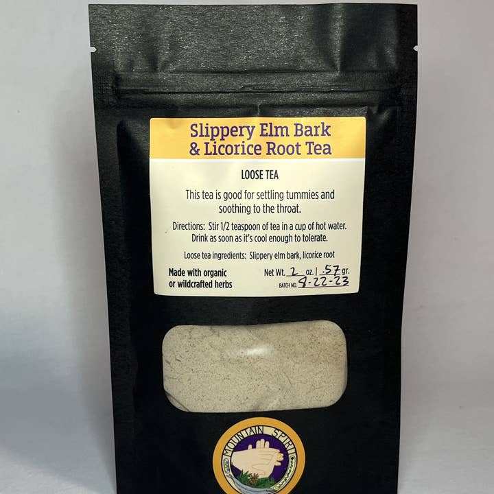 Mountain Spirit Herbals LLC. - Vente Thés santé/détox - Thé à l'écorce d'orme rouge et à la racine de réglisse3
