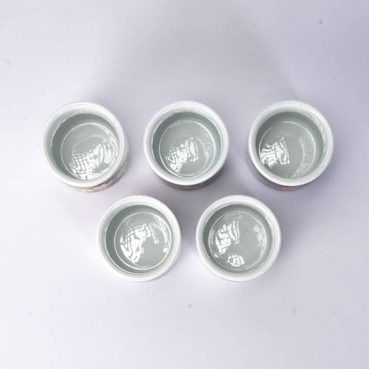Urban Tokyo - Wholesale Coffee Mug - 5 Piece 1.5oz Sake Cup Gift Set Japan Edo JP (1/60)3