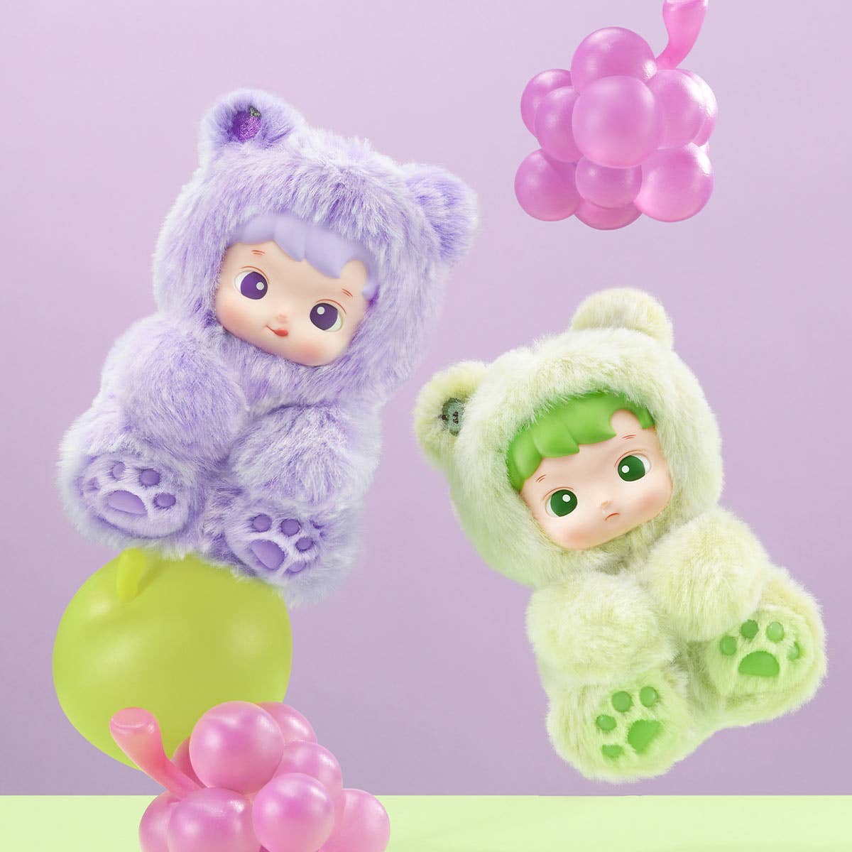 Otaku Collectives LLC - Wholesale Figurine Toy - Kids - Pop Mart HACIPUPU Gummy Bear Series Vinyl Plush Pendant5