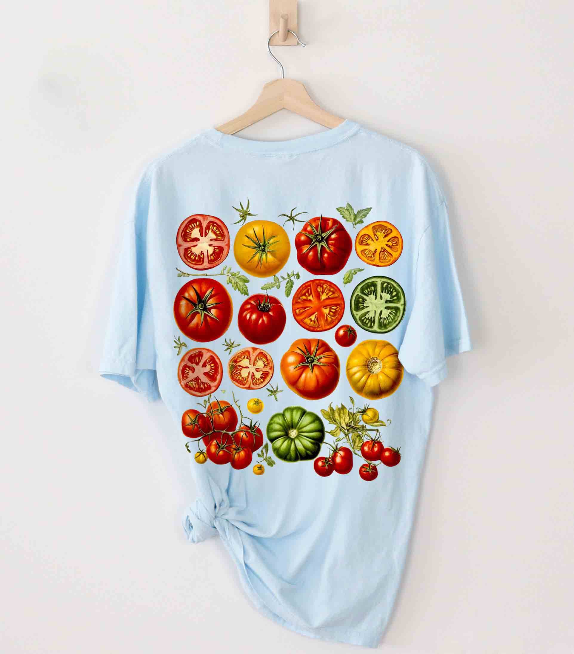 NVC Ecommerce LLC – Großhandel T-Shirt (Grafikdruck) – Damen – Vintage-Tomaten-Shirt, Bauernmarkt-Cottagecore-Sweatshirt2