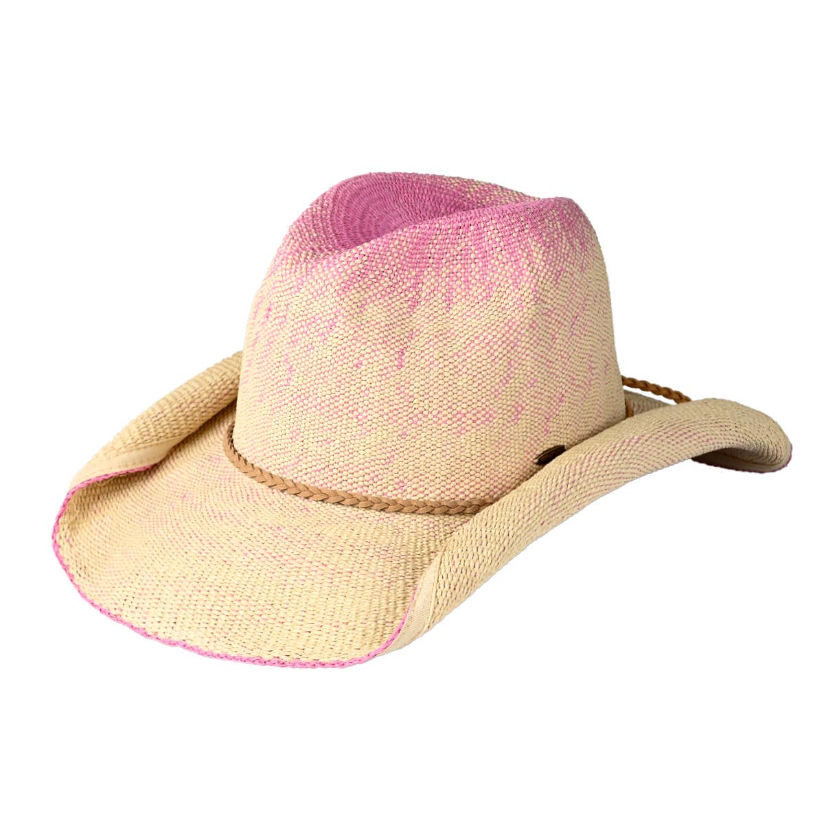 JOIA ACCESSORIES – wholesale Cowboy Hat – Women’s – CC OMBRE ROLLED UP EDGE COWBOY HAT, CBH 00343