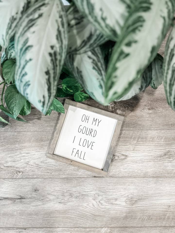 Oh Ma Gourde J'aime l'automne pour la vente par Wooden Arrow Designs