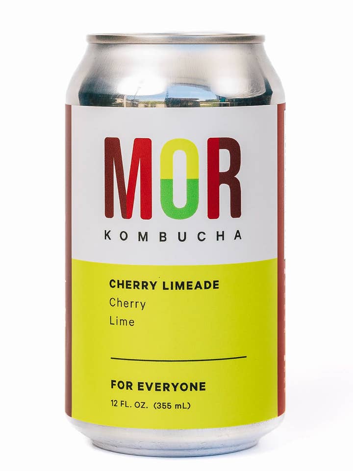 Cherry Limeade 12 Pack Cans for wholesale by MOR Kombucha