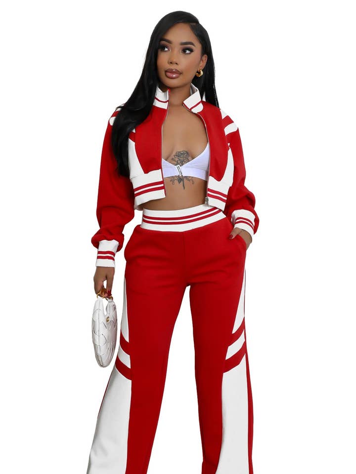 ENSEMBLE DEUX PIÈCES DÉCONTRACTÉ POUR FEMMES pour la vente par By Claude