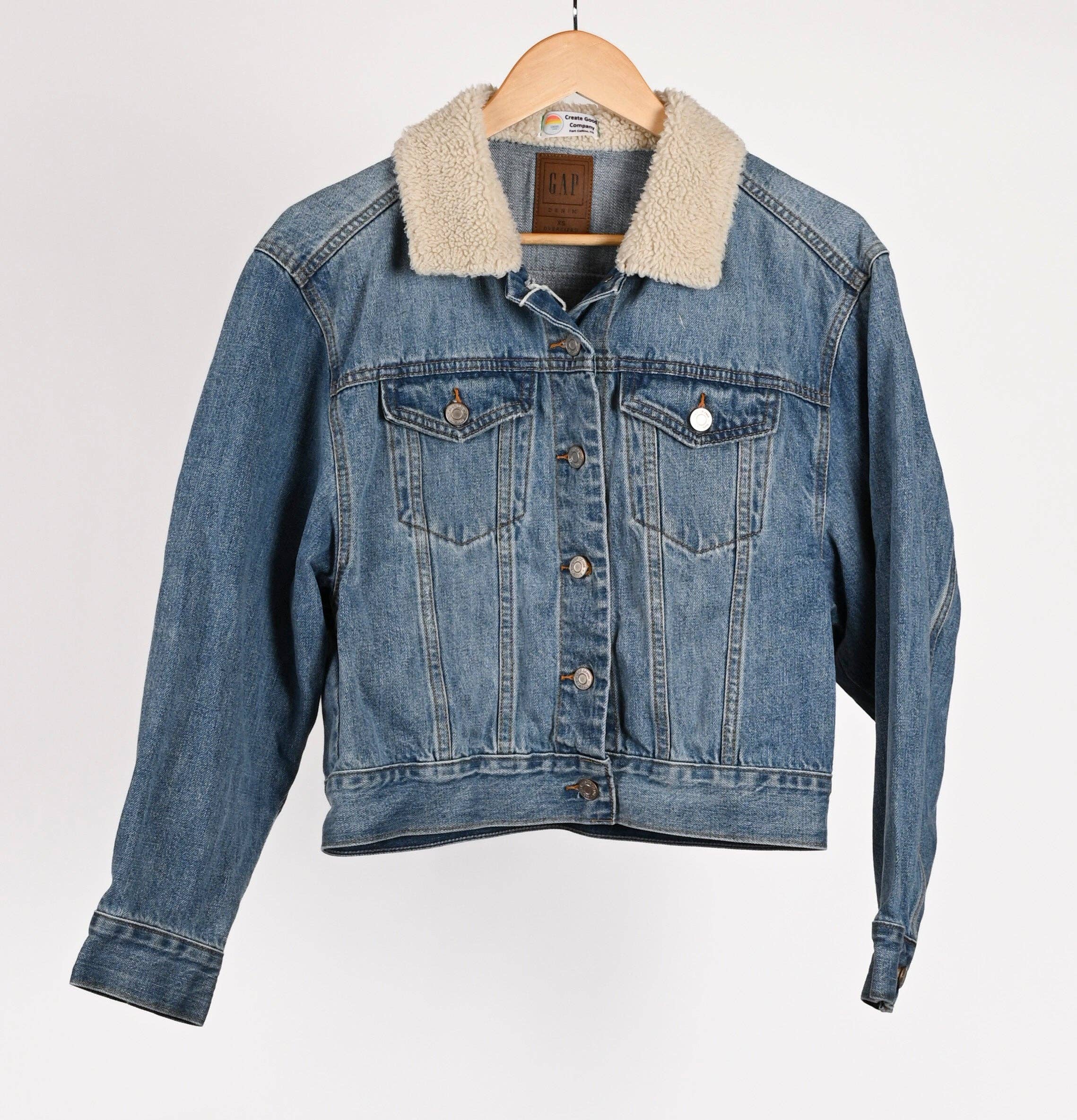 Create Good Company - Wholesale Denim Jacket - Women's - Patchwork Jacket-X Small4