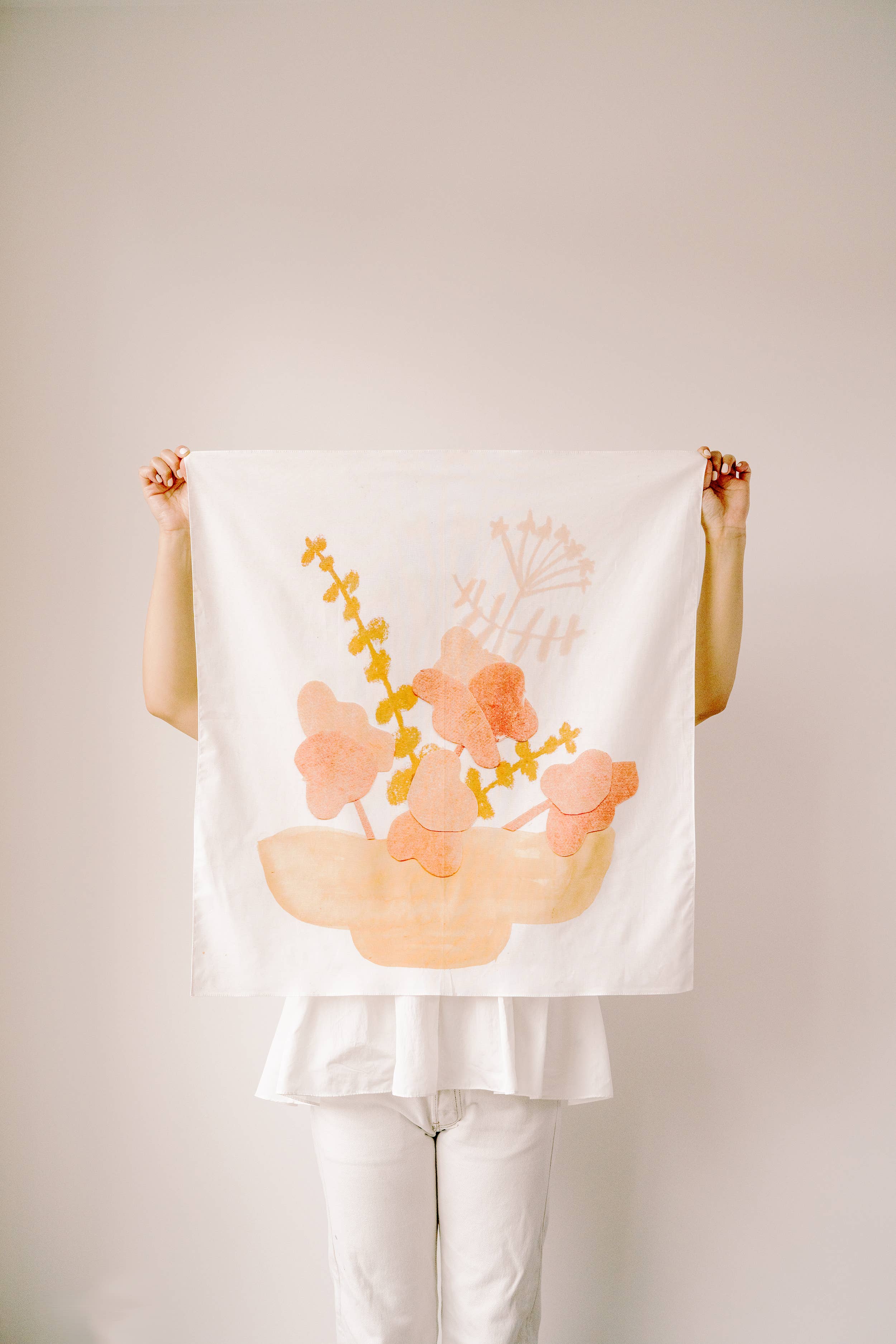 Neets - Wholesale Flat Wrap - Floral Sustainable Gift Wrapping Cloth (Furoshiki)