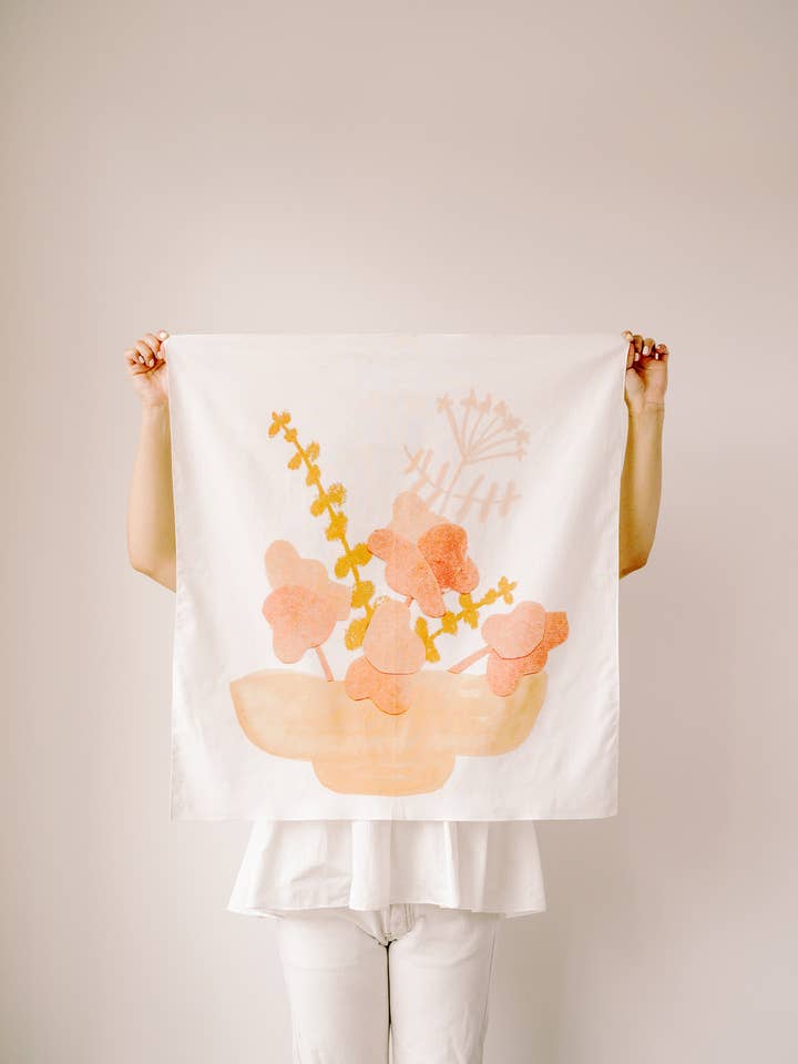 Floral Sustainable Gift Wrapping Cloth (Furoshiki) for wholesale by Neets