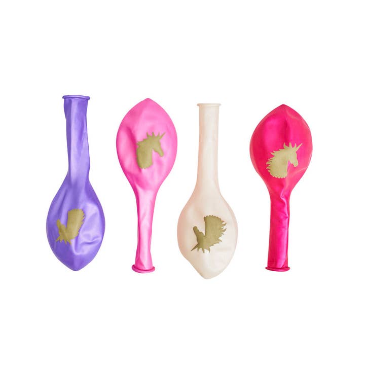 Party Pieces - Wholesale Balloon - Unicorn Fairy Princess Latex Balloons (x12)1