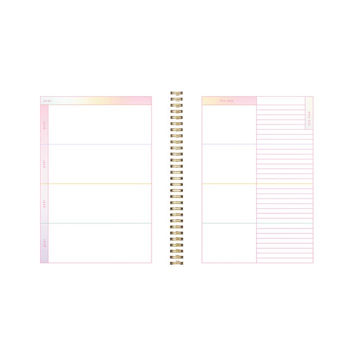 Talking Out of Turn - Vente Agendas - Planificateur perpétuel - Rainbow Gradient7