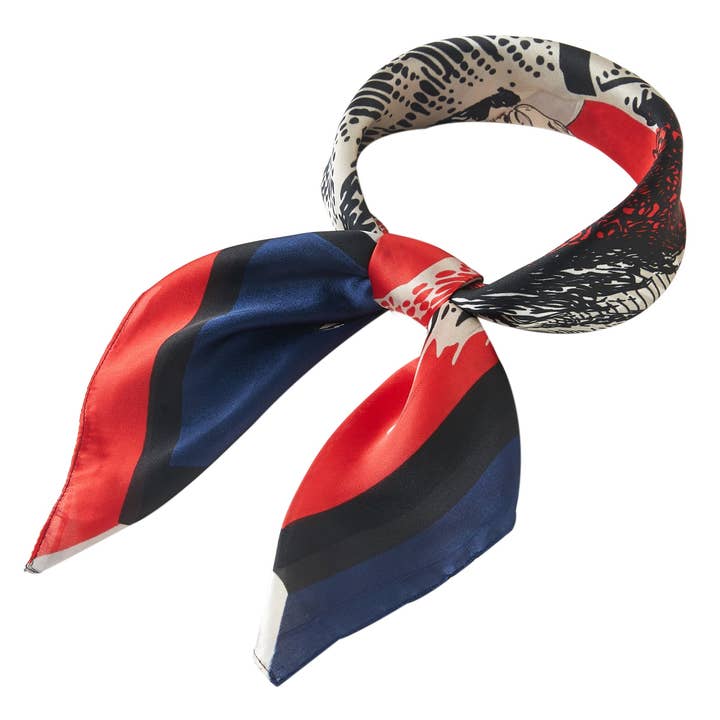 ALBERTO CABALE - Wholesale Scarf - Women's - Triumph Cléo Small Silk Square14