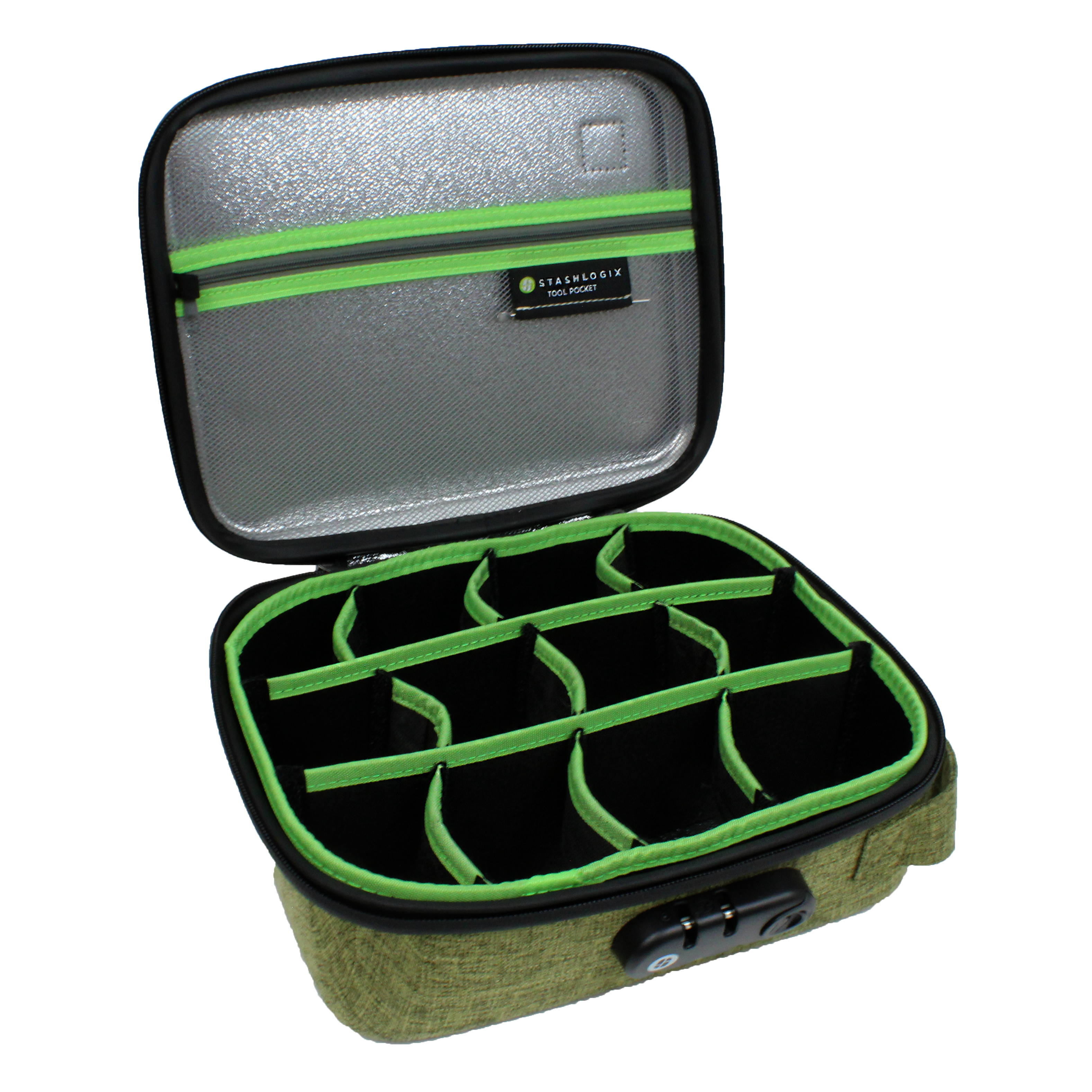 STASHLOGIX - Wholesale Luggage - Silverton Hard Shell Locking  and Smell-Proof Stash Bag34