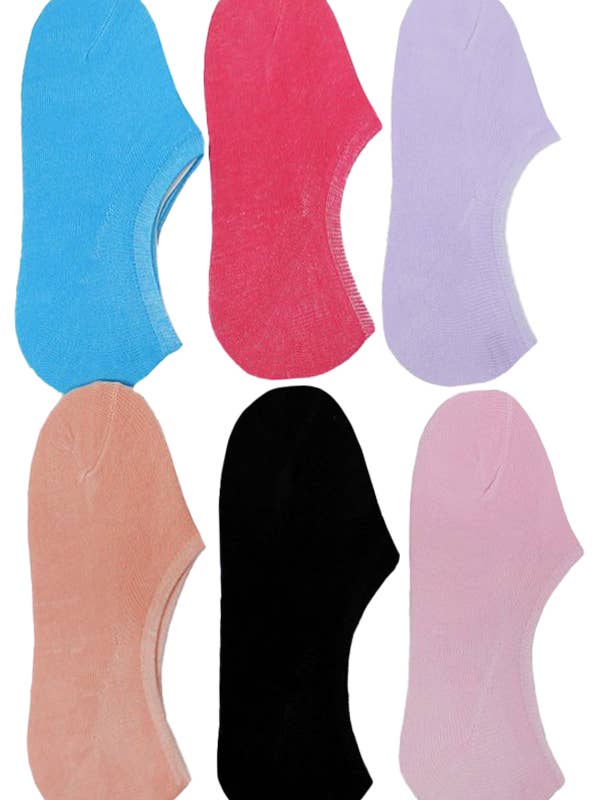 Vibrant No-Show Anti-Slip Low Cut Footie Socks for wholesale by Cap Zone