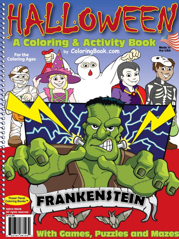 Libro da colorare e attività di Halloween 21,6 x 27,9 cm per la vendita all'ingrosso da parte di Really Big Coloring Books | ColoringBook.com