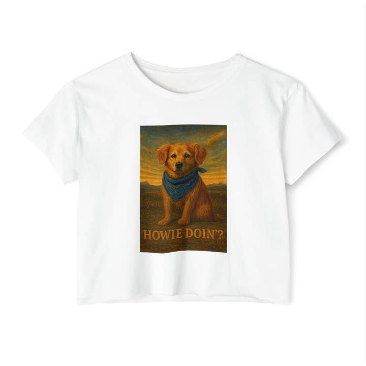 Howie Doin? Crop Top for wholesale by EarBobs DC