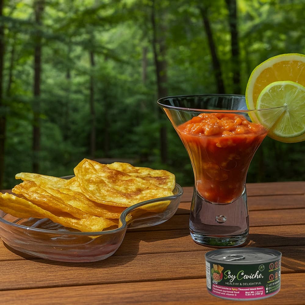 BOSANET - Wholesale Shelf-stable prepared meal - Soy Ceviche 4-Pack All Spicy 5.64oz Protein-Gluten free7