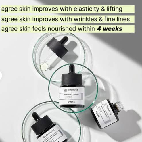 Best Beauty Group - Wholesale Facial Serum/Concentrate - COSRX The Retinol 0.5 Oil Vitamin A & E Squalene