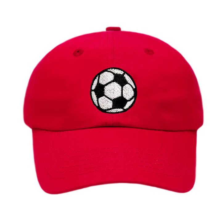 Soccer Baseball Hat (Baby, Youth) for wholesale by Bits & Bows