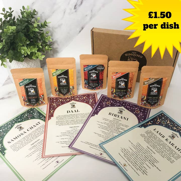 The Curry Lover's Dream Gourmet Spice Collection for wholesale by The Singing Spice Co