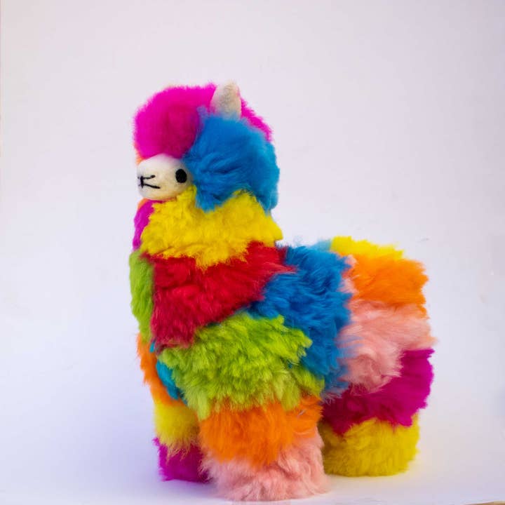 Inspired Peru - Wholesale Stuffed/Plush Toy - Kids & Baby - Rainbow Llama 12" - Limited Edition